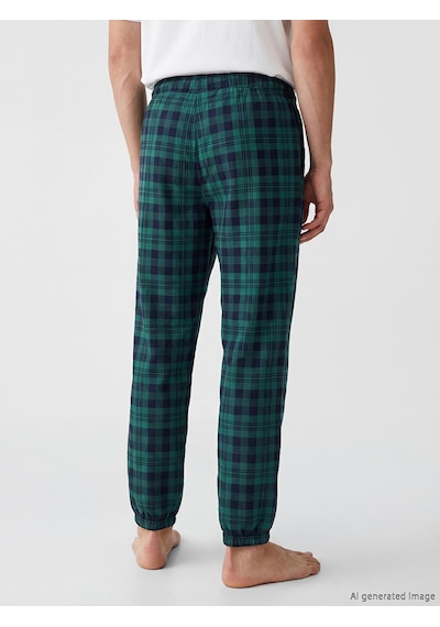 Lc Waikiki Lc Waıkıkı Yeşil Standart Kalıp Ekose Erkek Pijama Alt