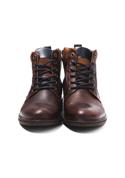 Bot Erkek 1041 021 Wk-john May Orkut Suede Cognac Kahve