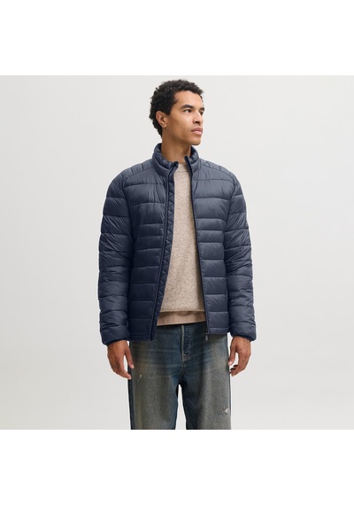 Jack & Jones Jack&jones Kingsley Light Puffer Collar Erkek Lacivert Dik Yaka Mont
