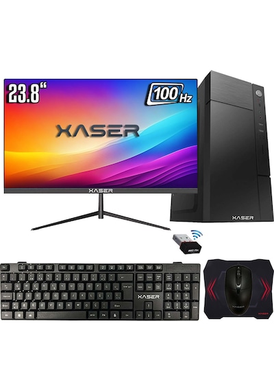 Xaser XSR1192 R5 5500 32 GB 1 TB SSD 2 GB GT610 23.8" Free Dos Masaüstü Bilgisayar