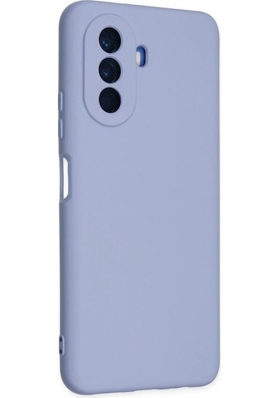 Uray Store Huawei Nova Y70 Kılıf Nano İçi Kadife Silikon - Lila