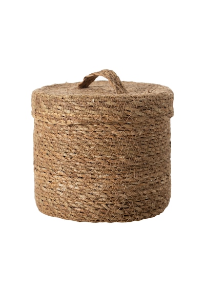 Mudo Home Sımon Kapaklı Düzenleyici Naturel 17x17x15 Kahverengi