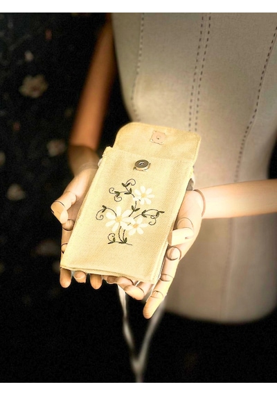 Bellıs 2 Li Set Çanta, Telefon Çantası V60 Sarı