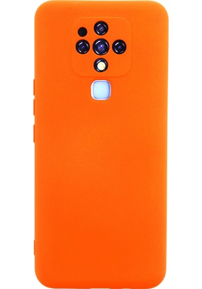 Uryport Tecno Camon 16 Kılıf Nano İçi Kadife Silikon - Turuncu