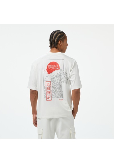 United4 Unıted4 Comfort Erkek Beyaz Modal Karışımlı T-shirtyurıho