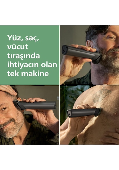 7000serisi 13in1, Erkek Bakım Seti,yüz/saç/vücut/sakal Tıraş Makinesi, Islak&kuru, Mg7922/15