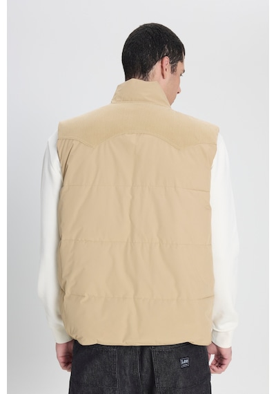 Lee Regular Fit Normal Kesim Çift Kullanımlı Deve Tüyü Şişme Yelek LD507064755 Kum Beji Lee Regular Fit Normal Kesim Çift Kullanımlı Deve Tüyü Şişme Yelek LD507064755 Kum Beji