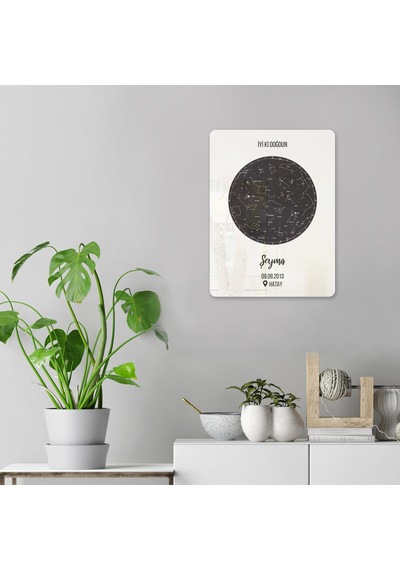 Decorita Cam Tablo | Doğum Günü Hediyesi Yıldız Haritası