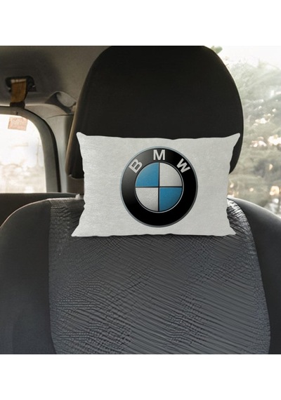 Bk Gift Bmw Tasarımlı Dikdörtgen Araç Koltuk Yastığı-1