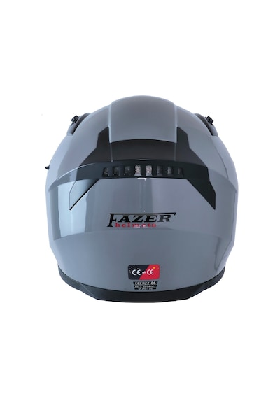 Fazer Ece 22.R06 Double Vizörlü Full Face Motor Kaskı Nardo Gri -
