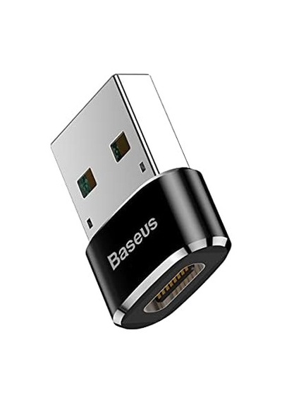Bilgisayar/telefon Mini Hub Adaptörü, Siyah, 3a, Giriş: Usb Type A 2.0, Çıkış: Usb Type C,seyahat Boy, Hafif