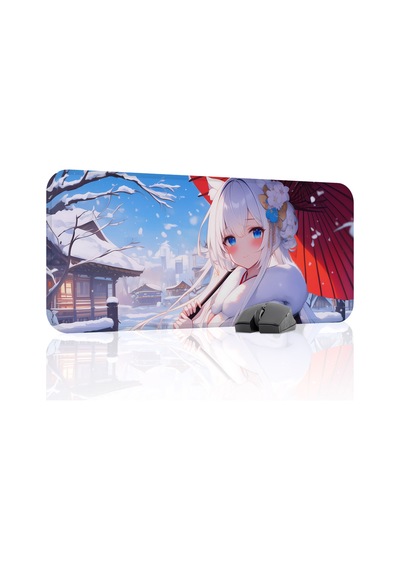 Azur Lane Kaymaz Dikişli Kauçuk Oyuncu Mousepad V3 - 70x30 Xl Gaming Mouse Pad Fare Altlığı