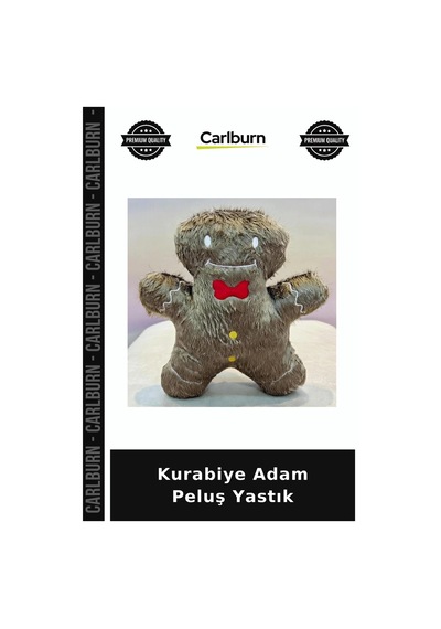 Kurabiye Adam Peluş Yastık Çocuk Yastığı Stil Sahibi Oda Aksesuarı Çok Renkli