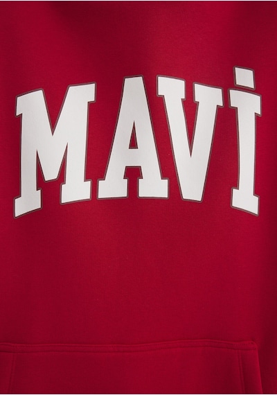 Mavi - Mavi Logo Baskılı Kapüşonlu Kadın Sweatshirt 1600361-86417 Kırmızı Mavi - Mavi Logo Baskılı Kapüşonlu Kadın Sweatshirt 1600361-86417 Kırmızı