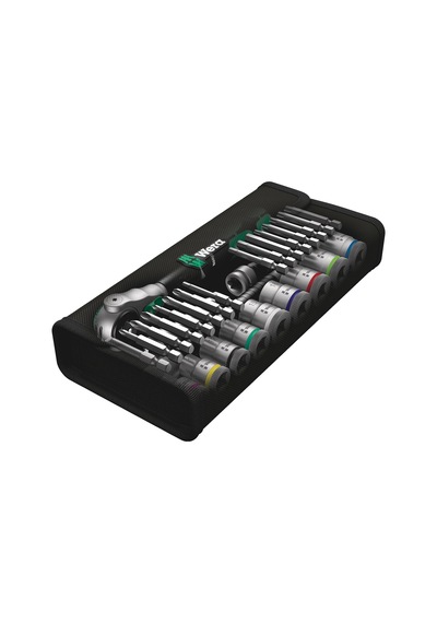 Zyklop Speed Cırcır Anahtar Seti 8100 Sb 6. 3/8 İnç Tahrik, Metrik, 29 Parça, 05004046001