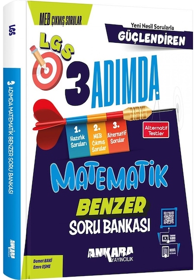 Ankara 2025 8. Sınıf Matematik Güçlendiren 3 Adımda Benzer Soru Bankası
