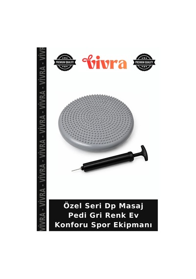 Özel Seri Dp Masaj Pedi Gri Renk Ev Konforu Spor Ekipmanı