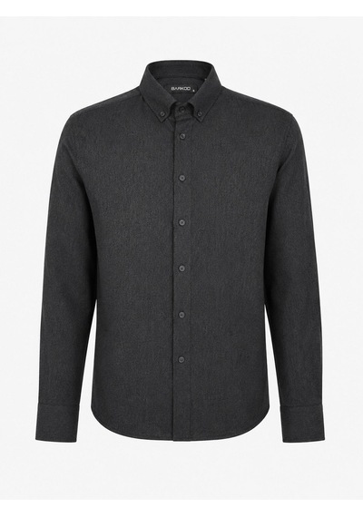 Classics Men Plus Barkod Uzun Kol Slim Fit Erkek Esnek Gömlek - 7681 Siyah Classics Men Plus Barkod Uzun Kol Slim Fit Erkek Esnek Gömlek - 7681 Siyah