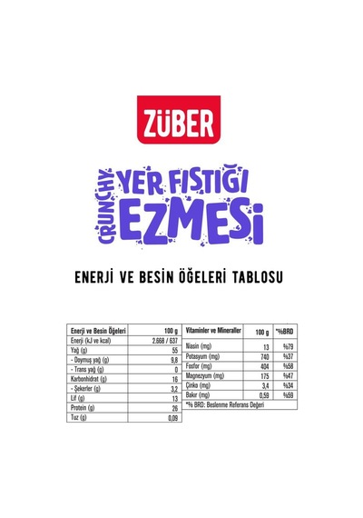 Crunchy Yer Fıstığı Ezmesi 315g