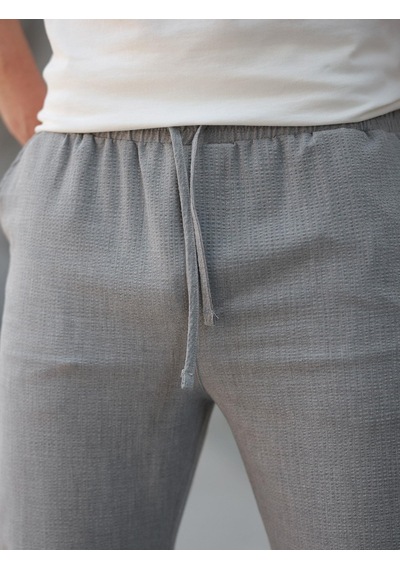 Madmext Gri Regular Fit Erkek Pantolon E6572