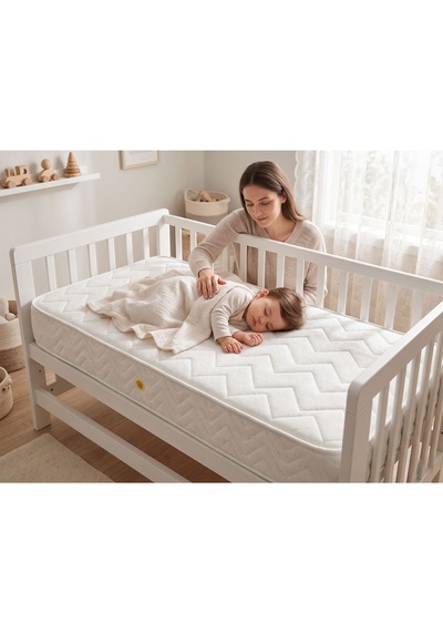 Ratemo Lüx Ortopedik Bebek Yatağı 70x140x20 CM Ekstra Kalın 20 CM Konfor Pedli 70 x 140 CM
