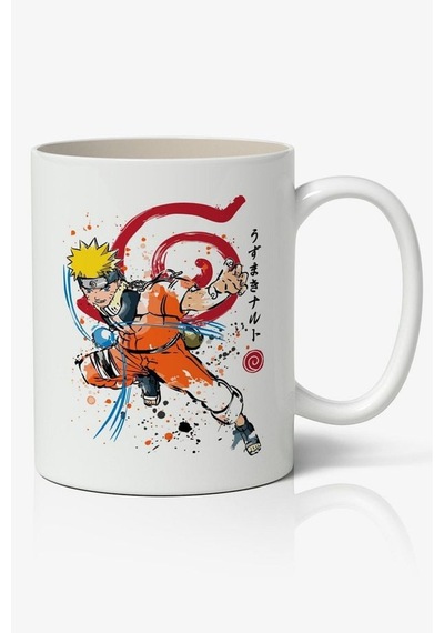 Naruto Anime Temalı Beyaz Kupa Bardak Sevgiliye Arkadaşa Hediye Beyaz