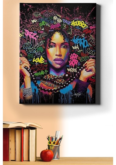 Webstyle Sayılarla Boyama Seti Kasnaklı Afrika Esintisi 40 X 50 Cm