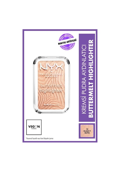 Buttermelt Highlighter Kremsi Pudra Aydınlatıcı - 10 Glaze It Butta 10