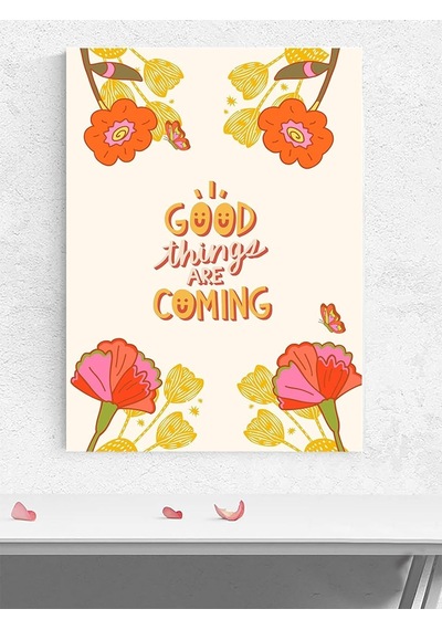Things Her Şey Güzel Olacak Motivasyon Poster - Afiş - Ofis Çalışma Odası Dekorasyon