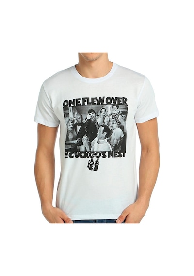 Bant Giyim - Guguk Kuşu Film Beyaz Erkek T-Shirt Tişört