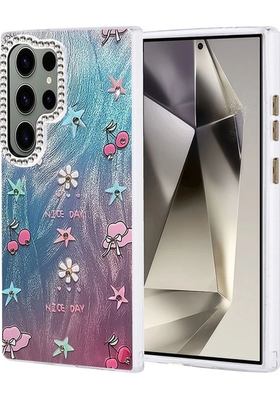 Samsung Galaxy S24 Ultra Kılıf Blade Aynalı Desenli Kapak - Desen 4
