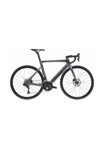 Bianchi Oltre Race 105 DISC Karbon Erkek Yol Yarış Bisikleti 530H HD 28 Jant 12 Vites Graphite Mat Gri