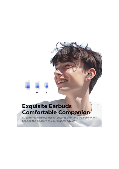 Clear Siyah Bluetooth Kulaklık, Kablosuz Kulak İçi Kulaklık, Bluetooth 5.3, 40 Saat Oynatma Süresi, 12 Mm Sürücü Ve Enc'li Çift Mikrofon, Net Aramalar, Oyun Modu, Uygulama Kontrolü Clear Siyah Bluetooth Kulaklık, Kablosuz Kulak İçi Kulaklık, Bluetooth 5.3, 40 Saat Oynatma Süresi, 12 Mm Sürücü Ve Enc'li Çift Mikrofon, Net Aramalar, Oyun Modu, Uygulama Kontrolü
