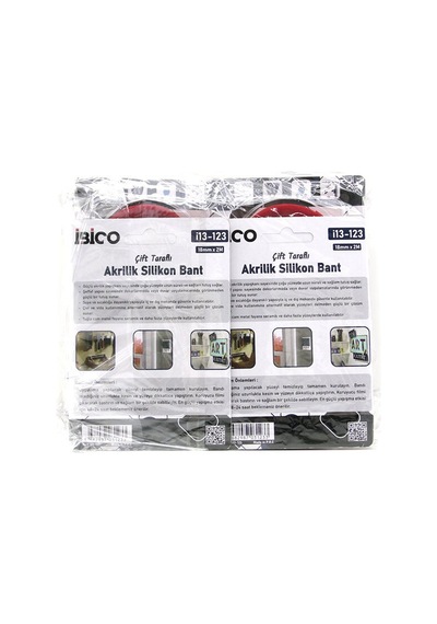 İbico İ13-123 18mm X 2m Vhb Akrilik Silikonize Çift Taraflı Bant- 12'li Paket Diğer