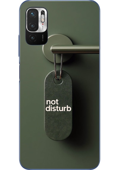 Redmi Note 10 5g Uyumlu Not Disturb Baskılı Silikon Kılıf Renkli