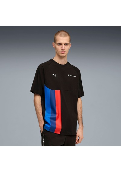 Puma Bmw M Motorsport Pumatech-x Erkek Geniş Kesim Tişört 634809 01 Siyah