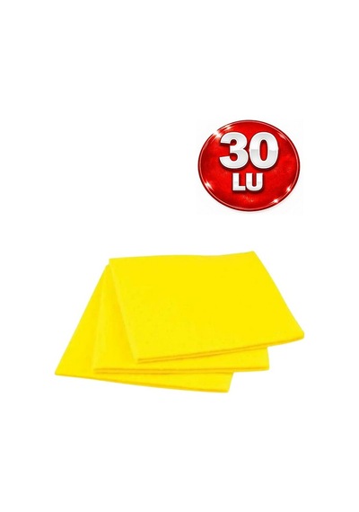 Temizlik Bezi Sarı 30lu