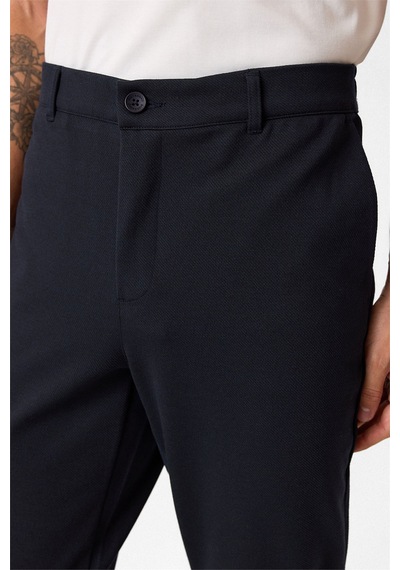Back And Bond Lacivert Regular Fit Diagonel Jogger Pantolon Çok Renkli