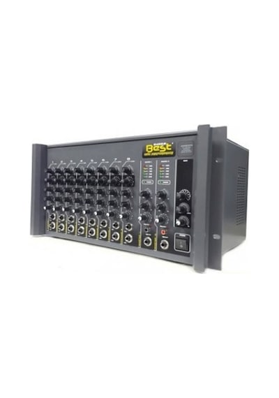 Best Acoustic AN8400RSUT2 Anfi 2 x 400 Watt 8 Kanal Reverb + Usb + Çift Trafolu