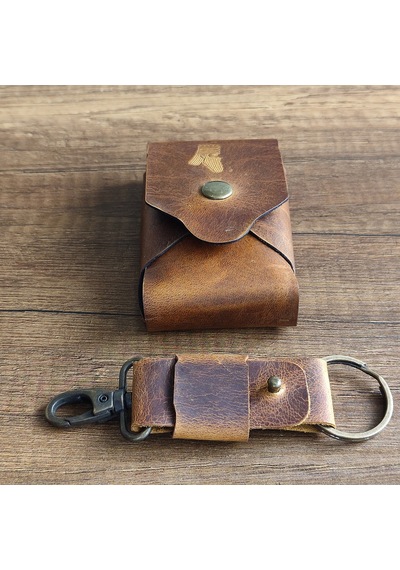 Sumerian Leather Craft Deri Sigara Kılıfı Taba