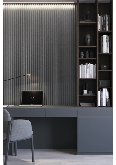 Vilo Mpc Xl Düz Duvar Paneli Brushed Steel 265cm Yapıştırmalı Montaj - Neme Ve Darbeye Dayanıklı