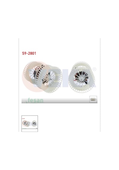 12v Kalorifer Motoru Mercedes 111 Cdi Vito W639 2003-2014 Blower Çift Pervane