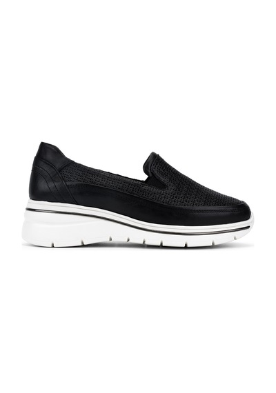 Tamer Tanca Hakiki Deri Kadın Siyah Sneakers & Spor Ayakkabı 298 3200 Bn Ayk Y26 Syh/syh Bsk