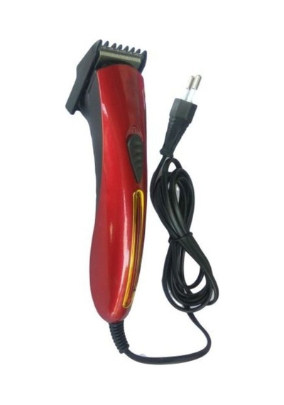 Saç Kesme Tıraş Makinesi, Elektrikli Saç Tıraş Makinesi Şarjlı Değildir Kırmızı