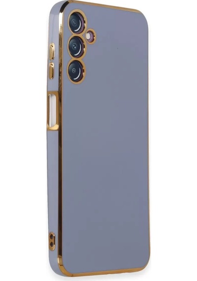 Newface Samsung Galaxy M14 5g Kılıf Volet Silikon - Mavi