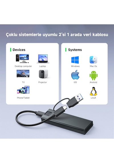 Frisby Fhc-m2315 Type-c M.2 Ssd Harddisk Kutusu