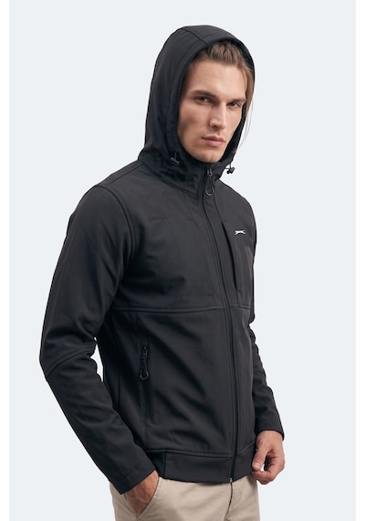 Slazenger Centra Erkek İçi Polarlı Rüzgar Ve Su Geçirmez Softshell Siyah Mont & Kaban Slazenger Centra Erkek İçi Polarlı Rüzgar Ve Su Geçirmez Softshell Siyah Mont & Kaban