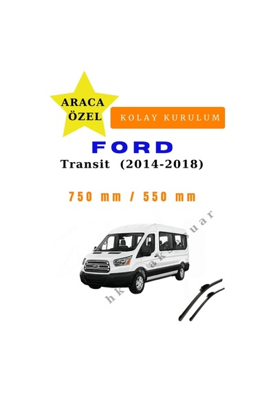 Ford Transit 2014-2018 Araca Özel Silecek