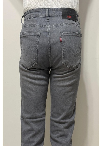 Hacker Denim Dmctekstil Erkek 1021 Yüksek Bel Normal Kesim Boru Paça Jean Pantolon Gri
