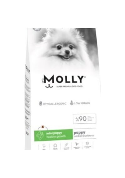 Molly Mini Puppy Kuzu Etli Yaban Mersinli Yavru Köpek Maması 2 KG